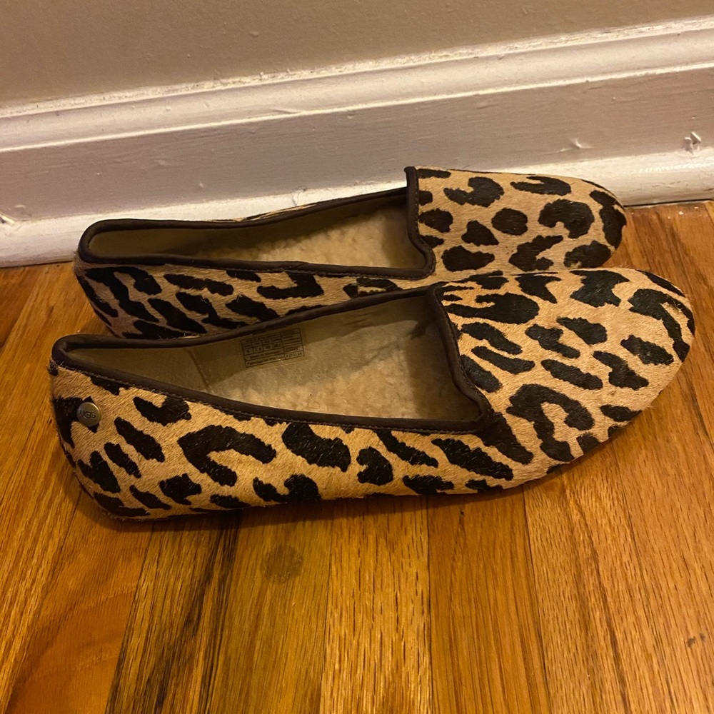 UGG cow hair FLATS with ugg insole!